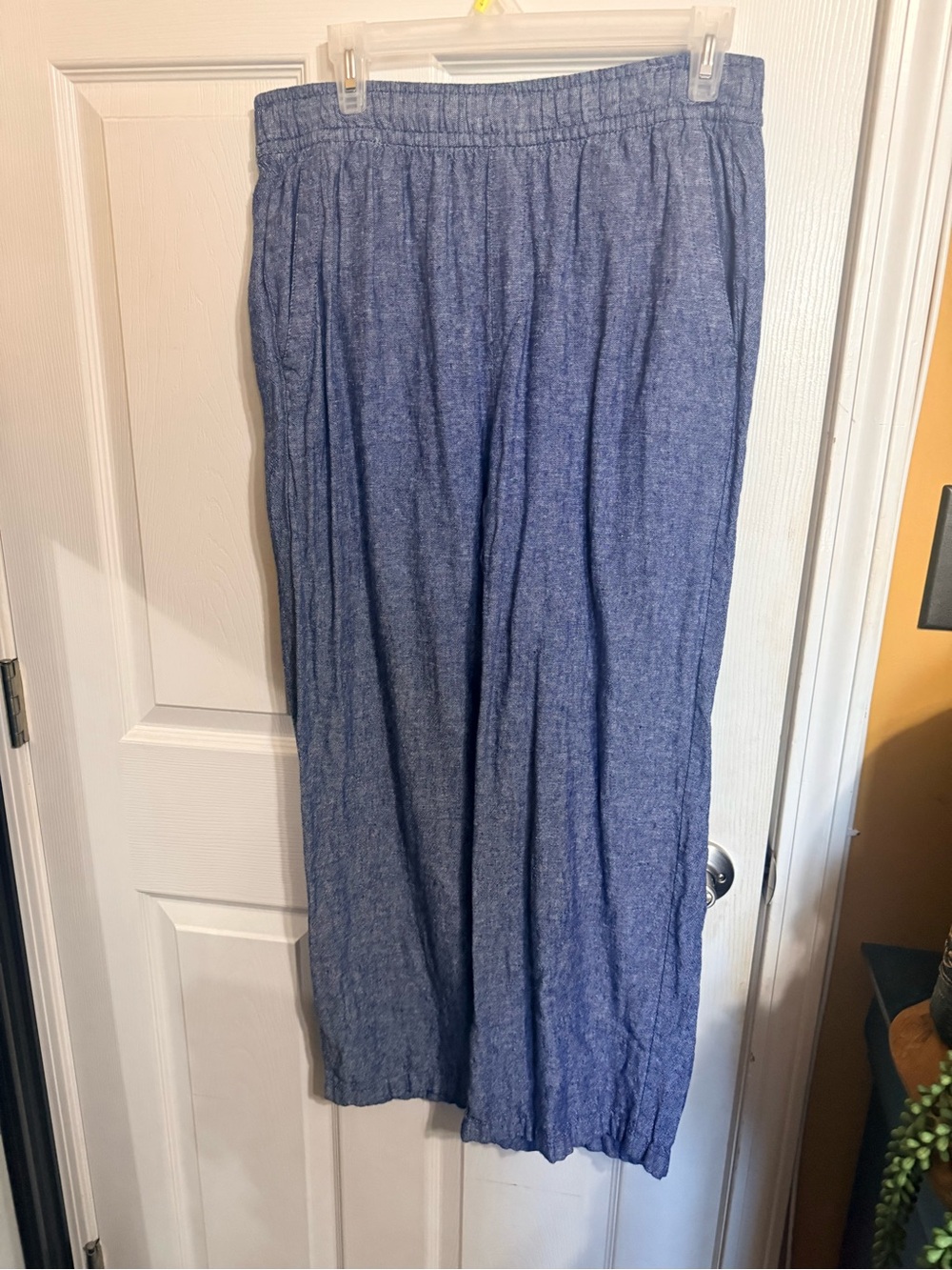 Old Navy Women's Chambray-Style Blue Maxi Skirt